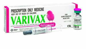 Varivax varicela vacuna
