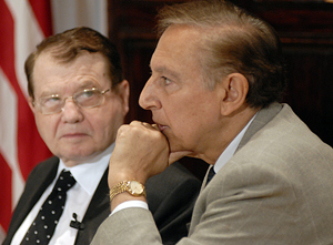 Robert Gallo y Luc Montanier