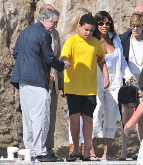Robert De Niro con su hijo Elliot
