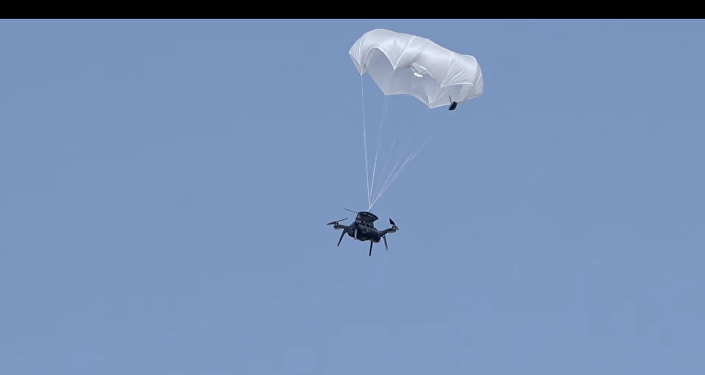 Un paracaídas para los drones