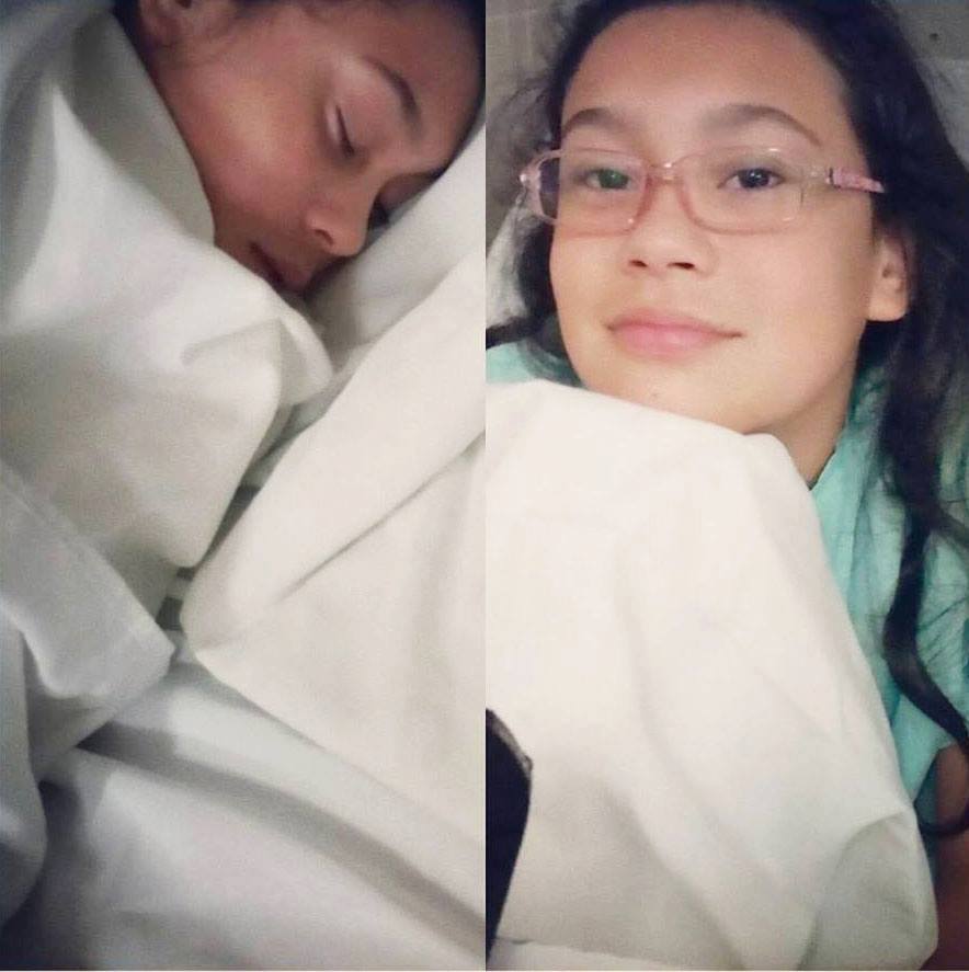 Valeria, niña afectada por Gardasil