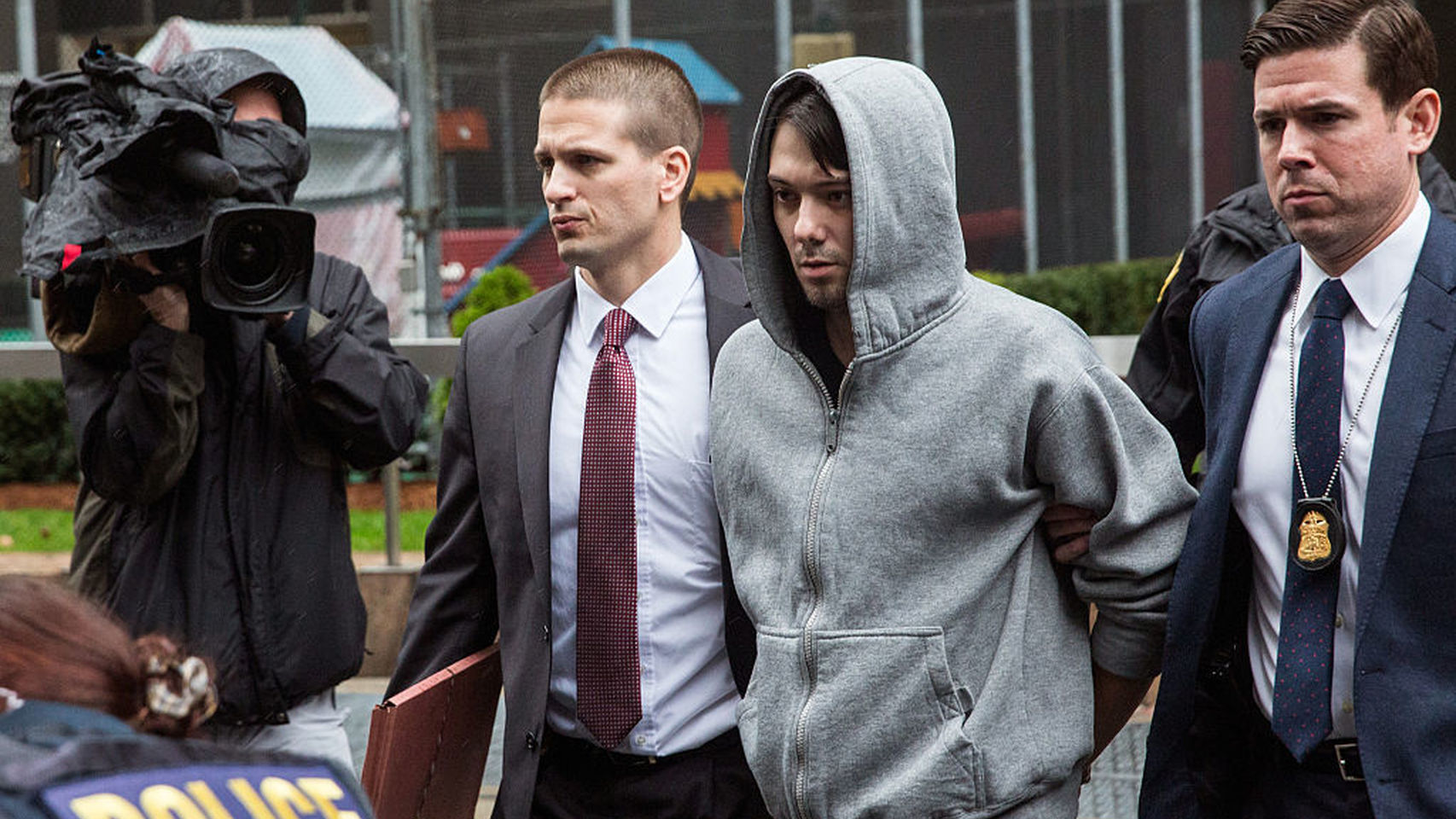 La sudadera con capucha de Shkreli en el momento de su detención se hizo mítica.