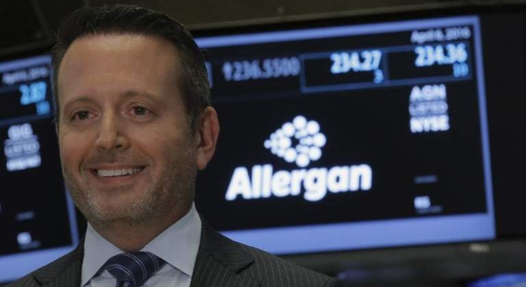 Brent-Saunders-CEO-Allergan-Reuters