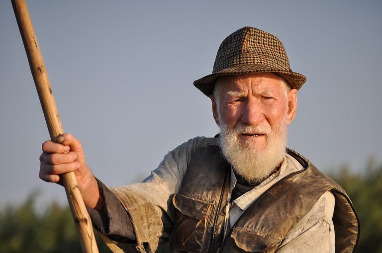 Man Portrait Person Traditional Fisherman Old