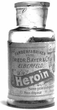 Frasco de heroína de Bayer - Jarabe de heroína - vender heroína - desintoxicación de drogas - adicciones