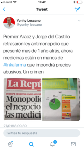 Lescano precios medicamentos