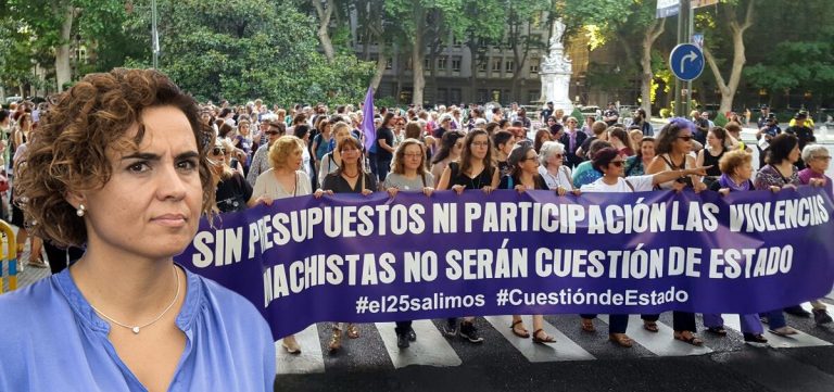 colectivos-feministas-critican-a-dolors-montserrat-la-falta-de-presupuesto-para-el-pacto-de-estado-contra-la-violencia-de-genero