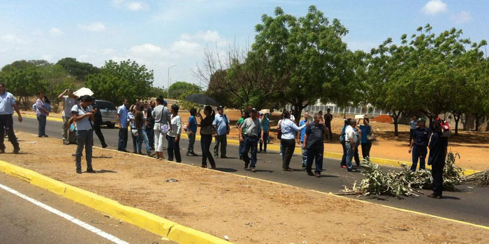 protesta trabajadores maracaibo