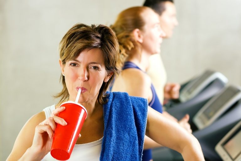 Refreshment After The Treadmill