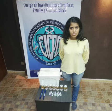 Presa mujer por vender medicamentos de manera ilÃcita
