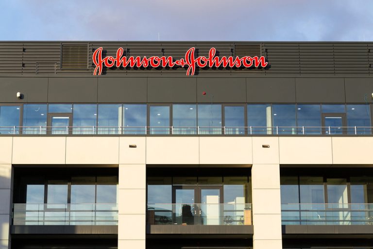 Prague, Czech Republic - January 6: Johnson & Johnson Company Lo