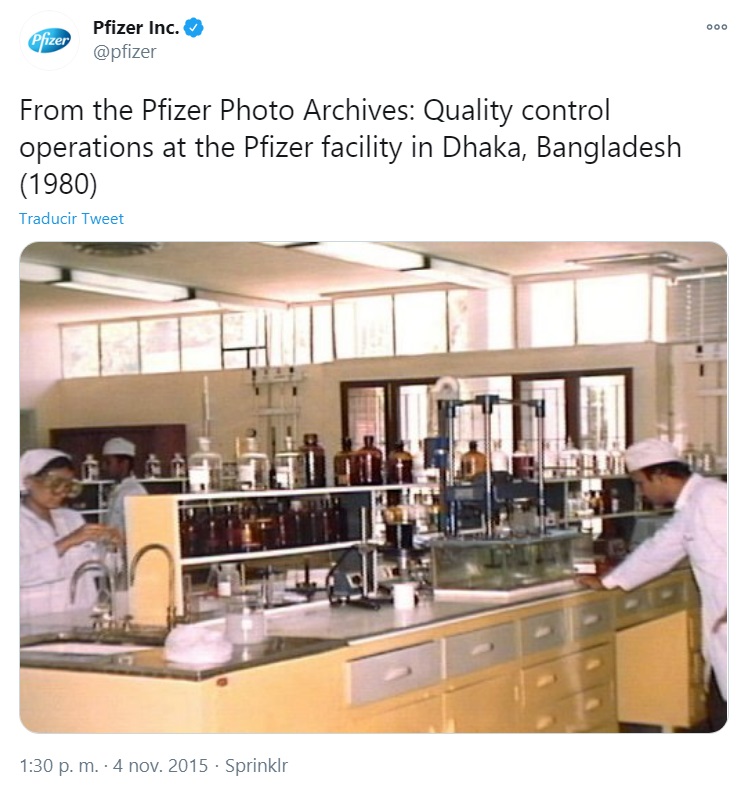 Diversificación, la clave de Pfizer para su expansión mundial