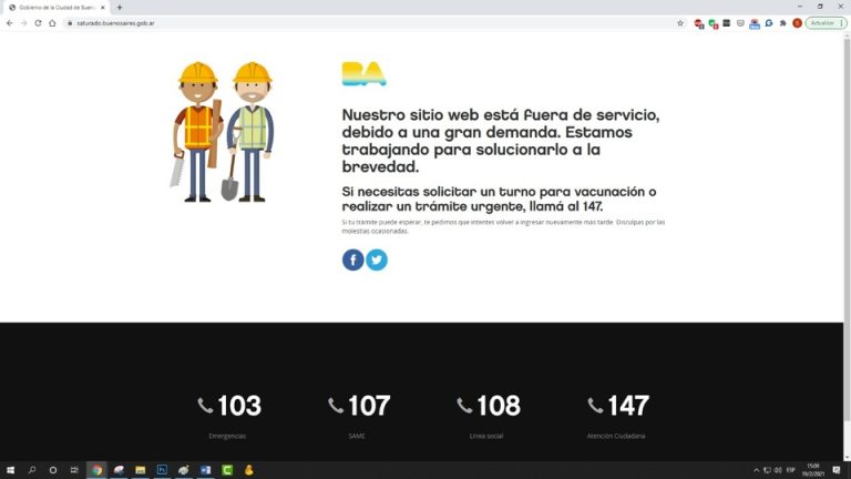 colapso web