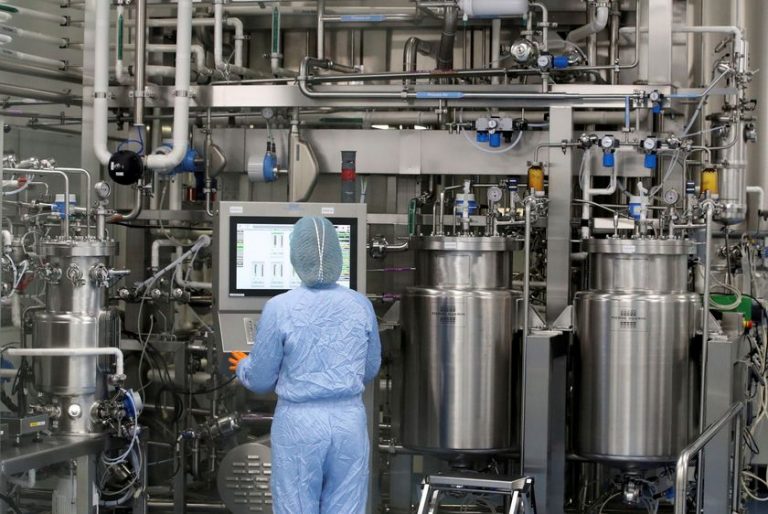 Instalaciones de fabricación de pruebas de vacunas de Kaneka en Lieja (Bélgica)