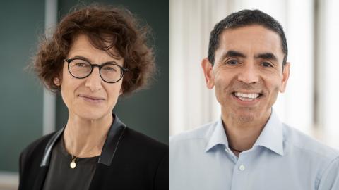 Özlem Türeci y Ugur Sahin, fundadores de BioNTech.