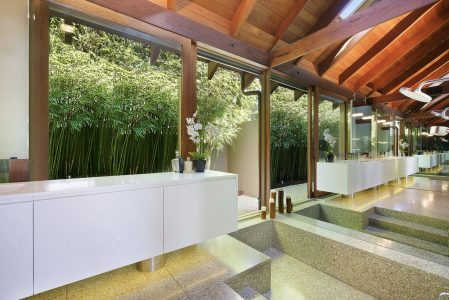 Uno de los baños, digno del mejor hotel.