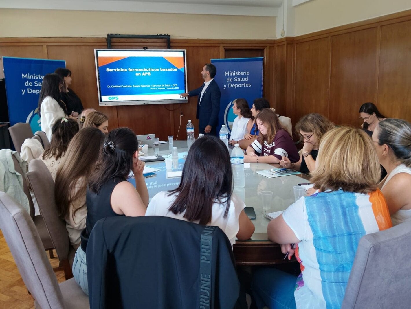 Foto de un momento de la presentación de la herramienta