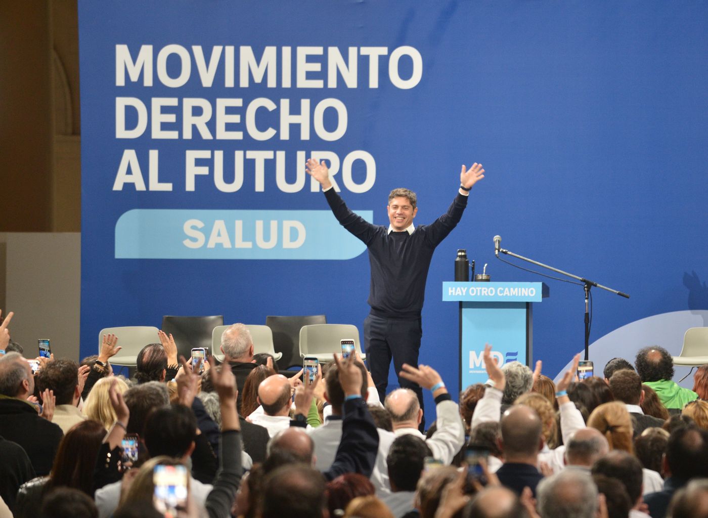 El acto estuvo encabezado por Axel Kicillof y por el exministro de Salud, Daniel Gollán